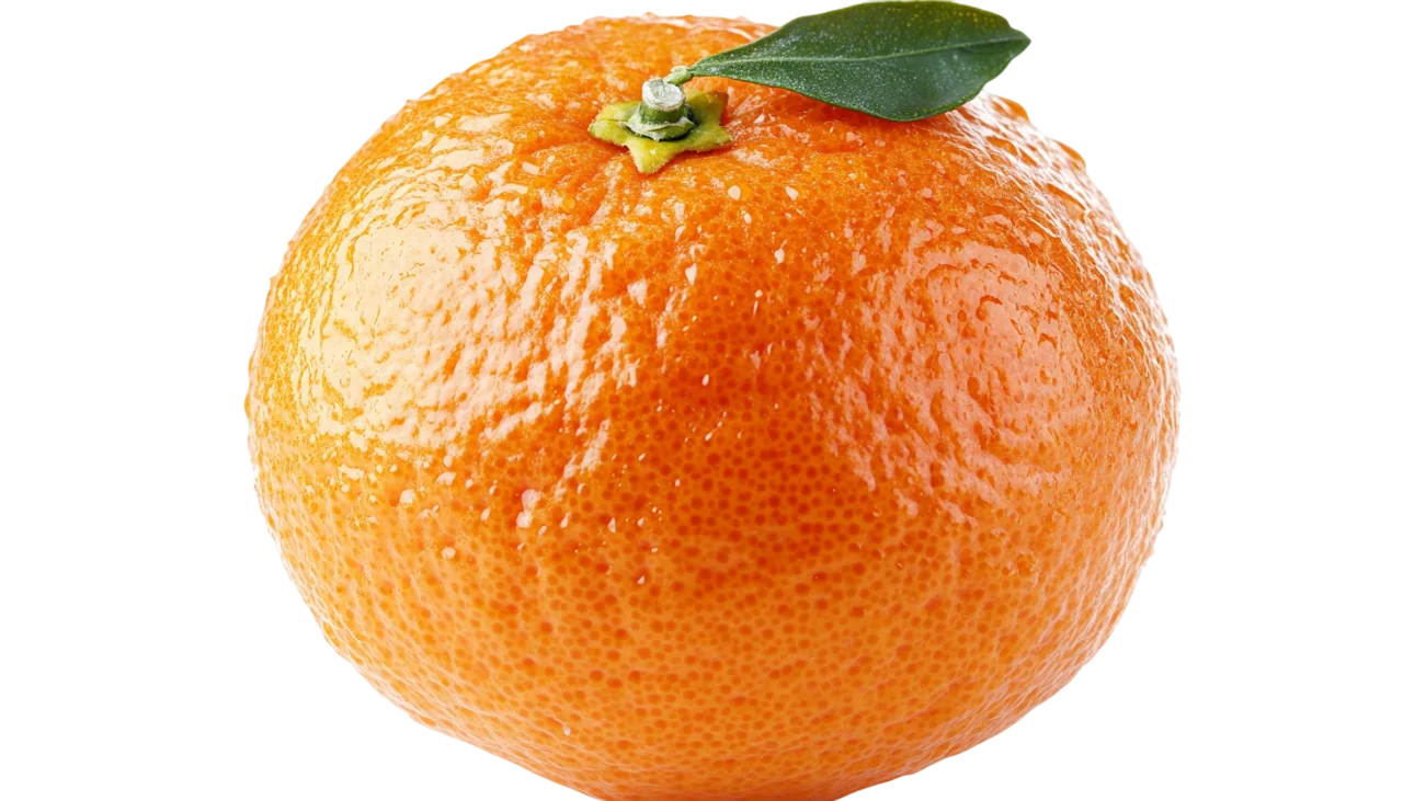 Ripe Whole Clementine Mandarin Fruit Free PNG