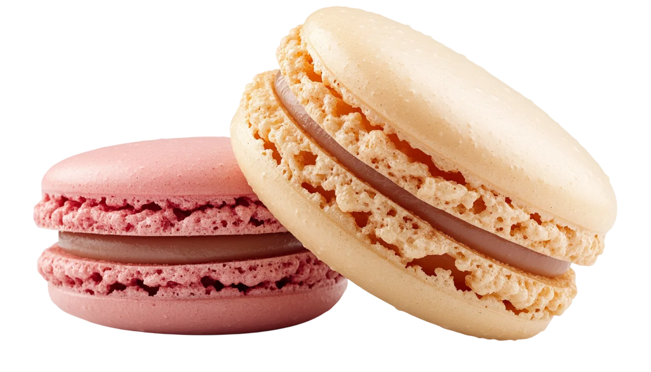Gourmet French Macaron Dessert Cookies Free PNG