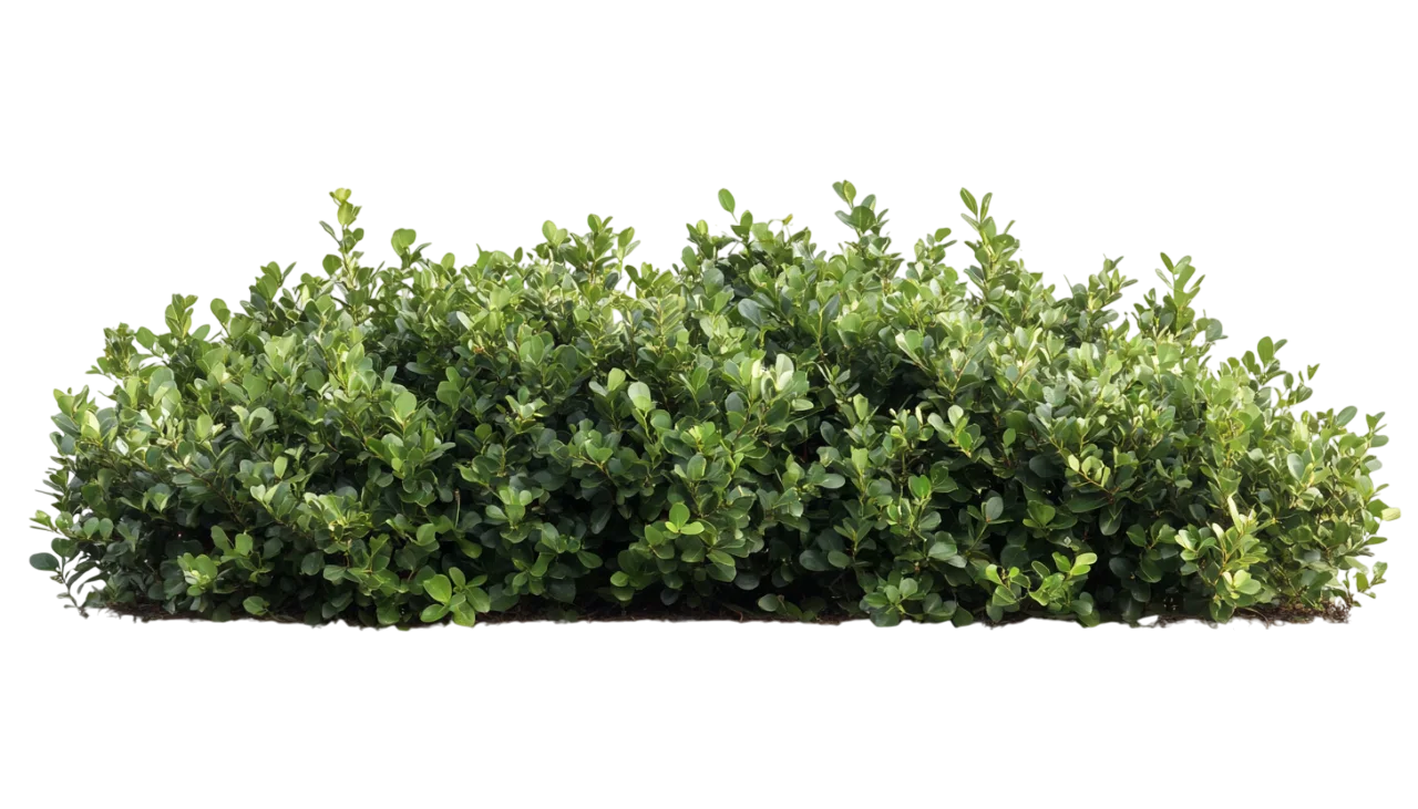 Green Garden Shrub Bush Plant Foliage Free PNG