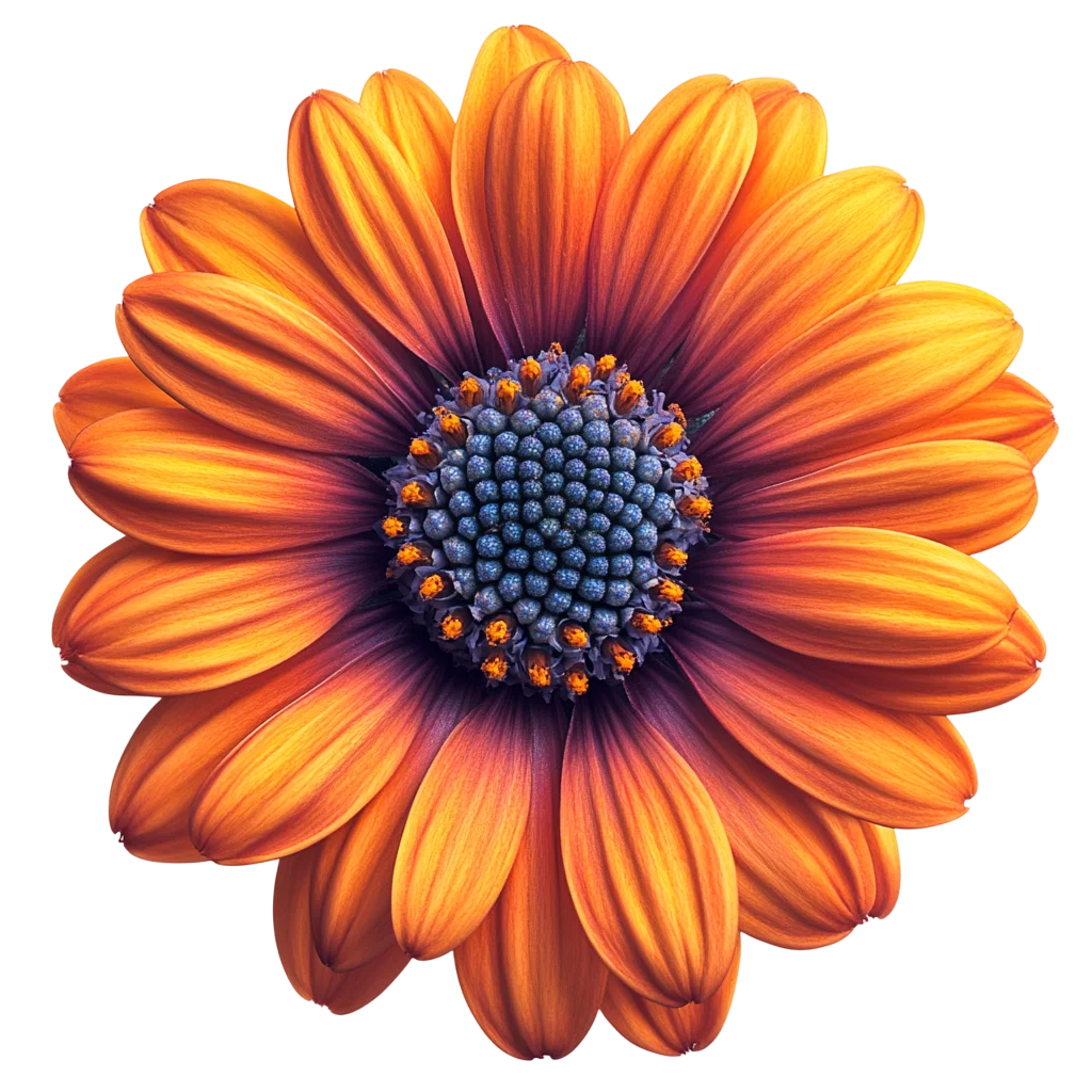 Orange African Daisy Osteospermum Bloom Free PNG