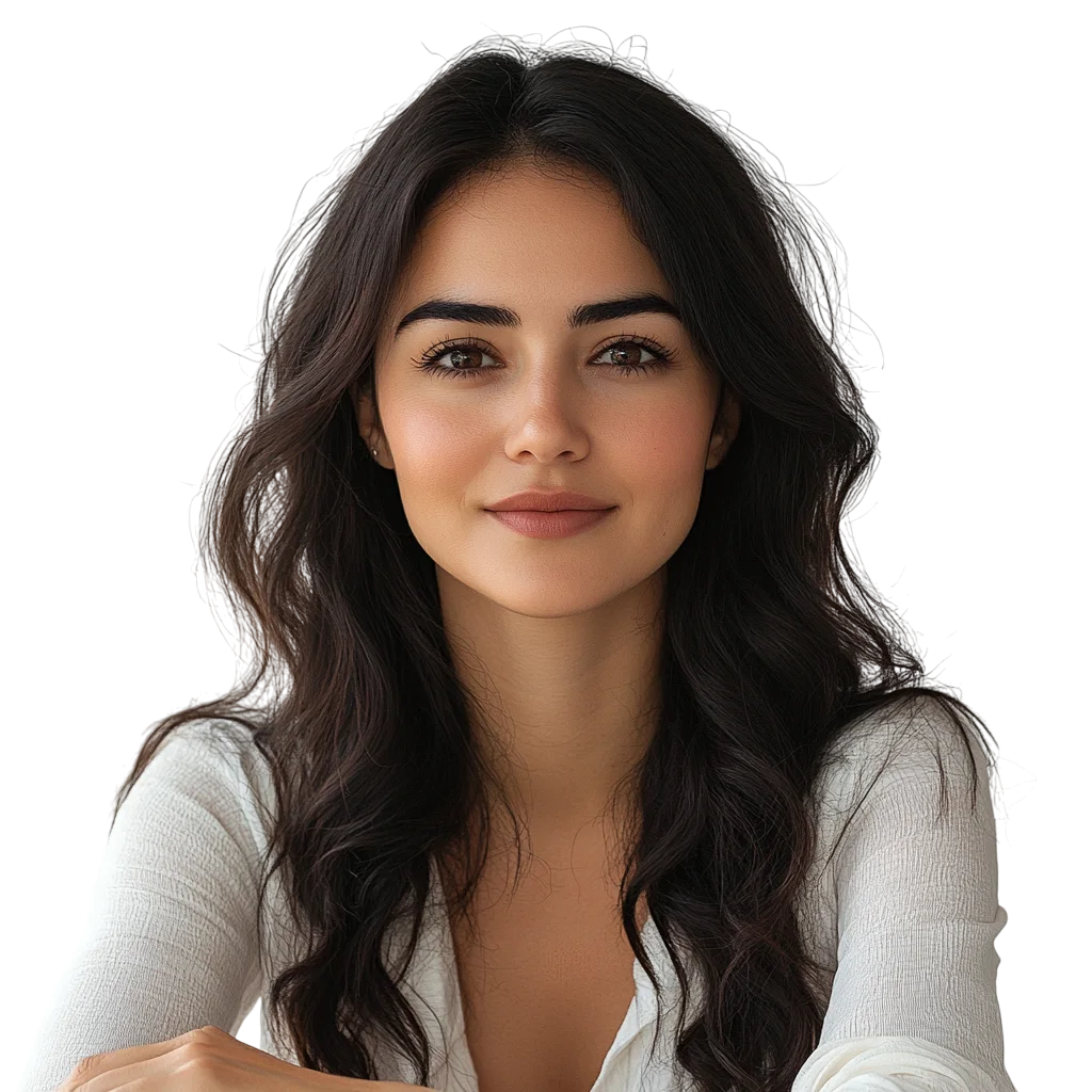 Pretty Long Dark Hair Brunette Woman Free PNG
