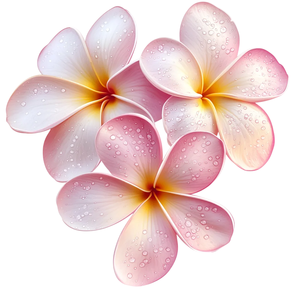 Tropical Plumeria Frangipani Flowers Free PNG