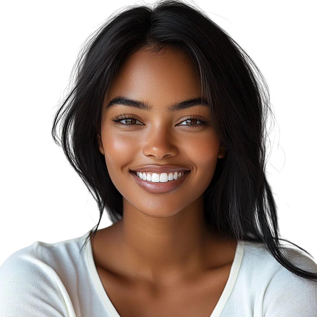 Pretty Smiling Young Woman Free PNG Cutout