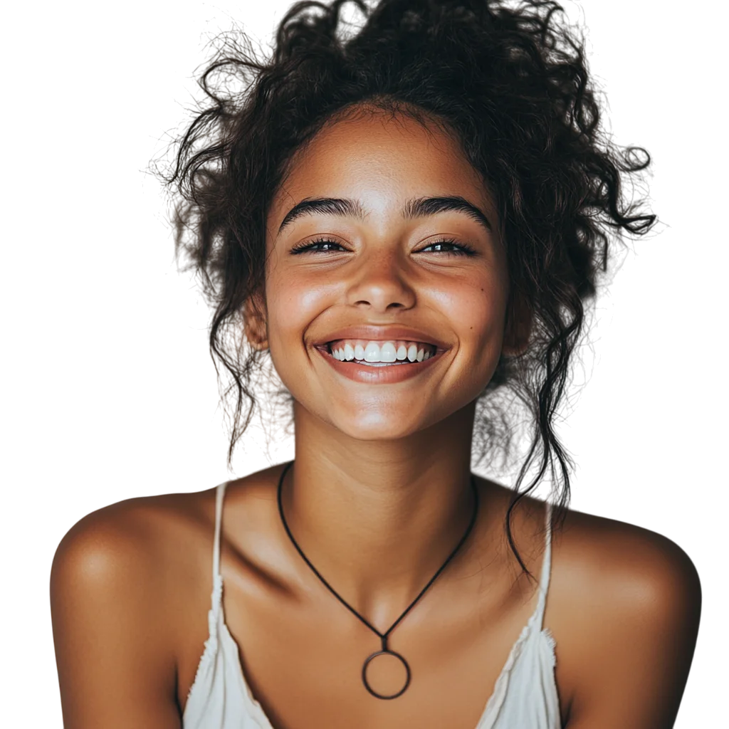 Smiling African American Woman Free PNG Headshot