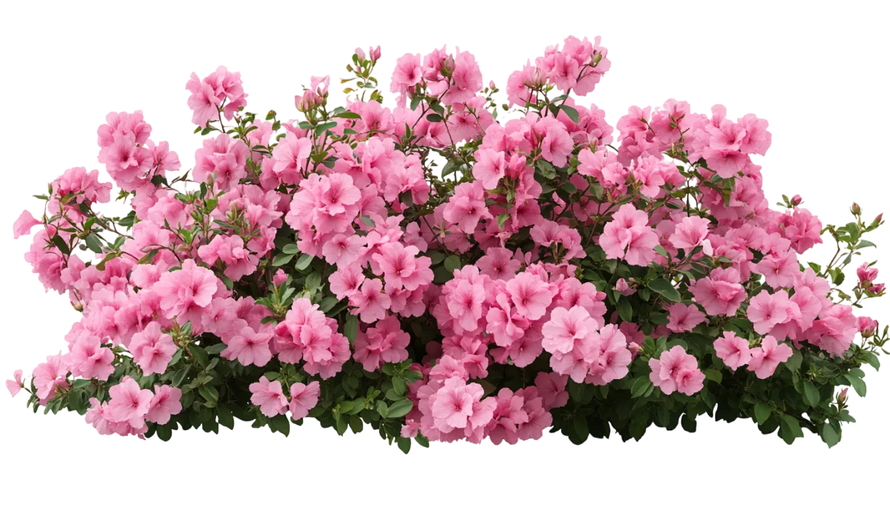 Pink Hydrangea Flowering Shrub Free PNG Cutout