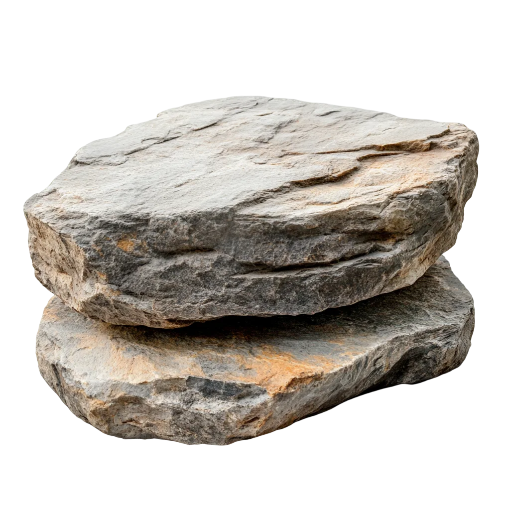 Natural Flat Stone Podium Slab Free PNG Cutout