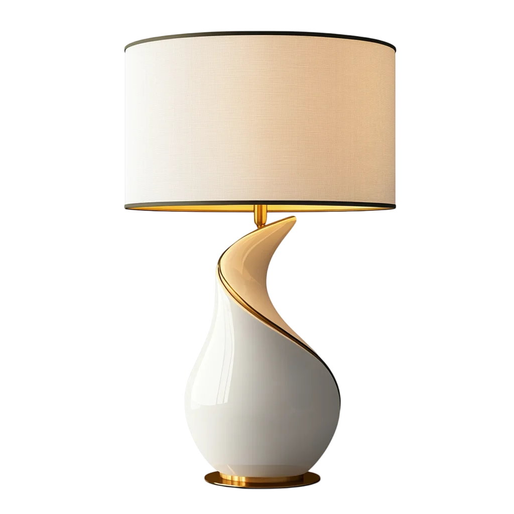 Luxury Ceramic Table Lamp Free PNG Home Decor