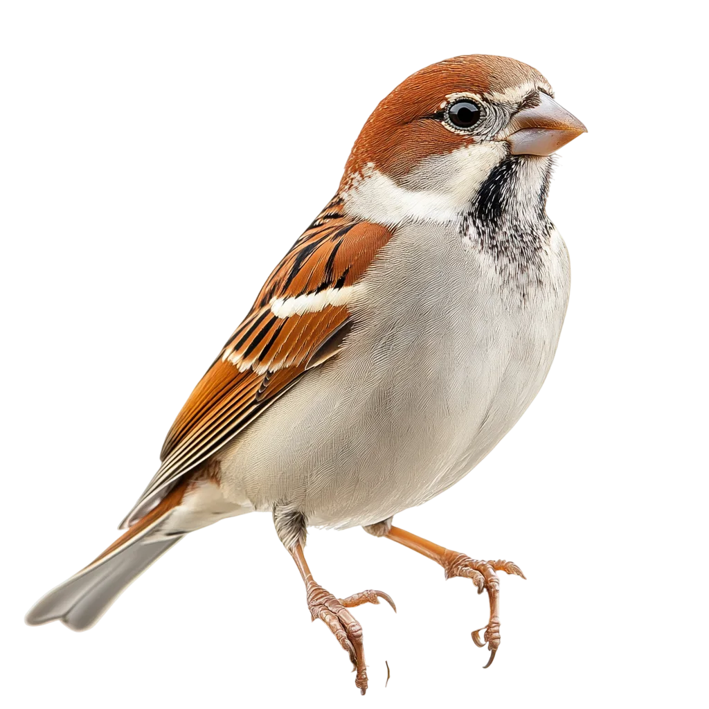 Small House Sparrow Bird Free PNG Wildlife