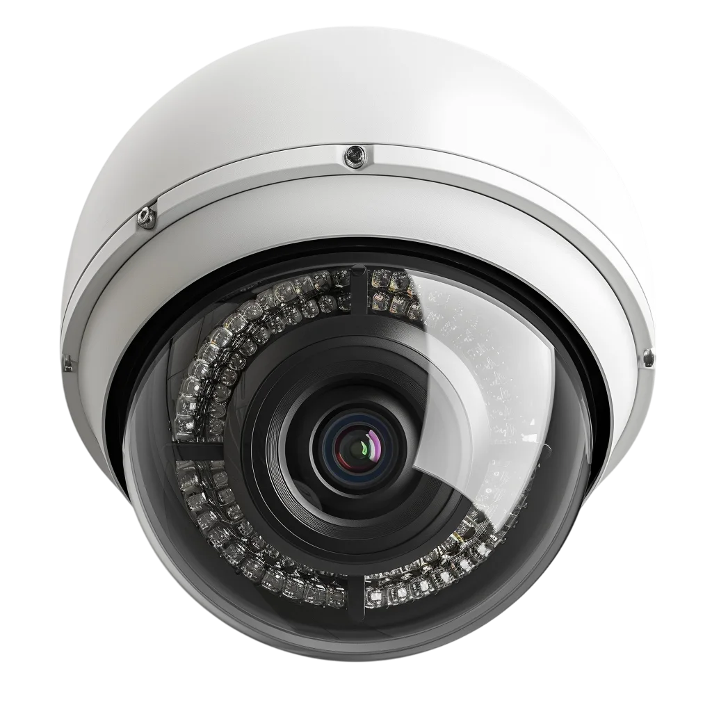 Round Ceiling CCTV Security Dome Free PNG Camera