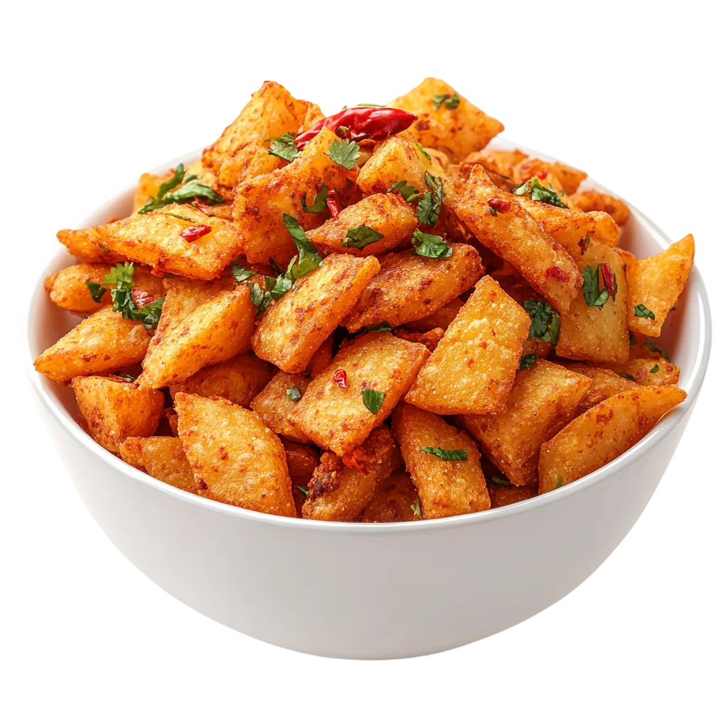 Bowl of Crispy French Fries Cut Free PNG Food