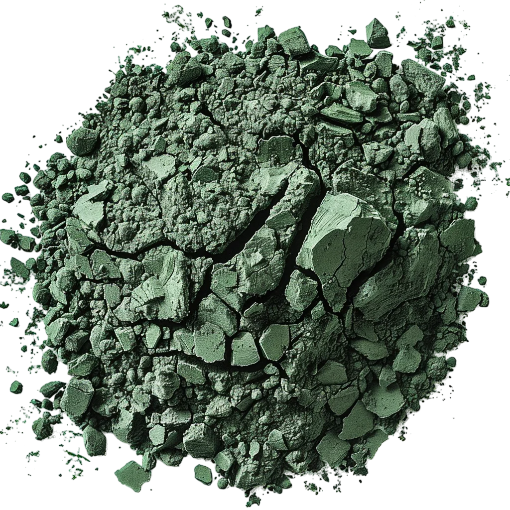 Green Spirulina Superfood Powder Free PNG Cutout
