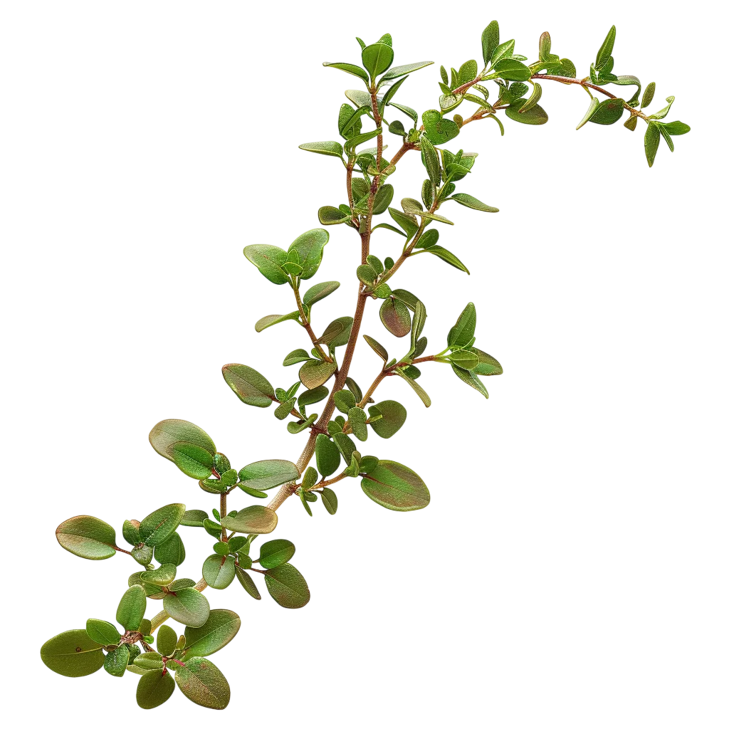 Organic Thyme Branch Herb Free PNG Botanical Cutout