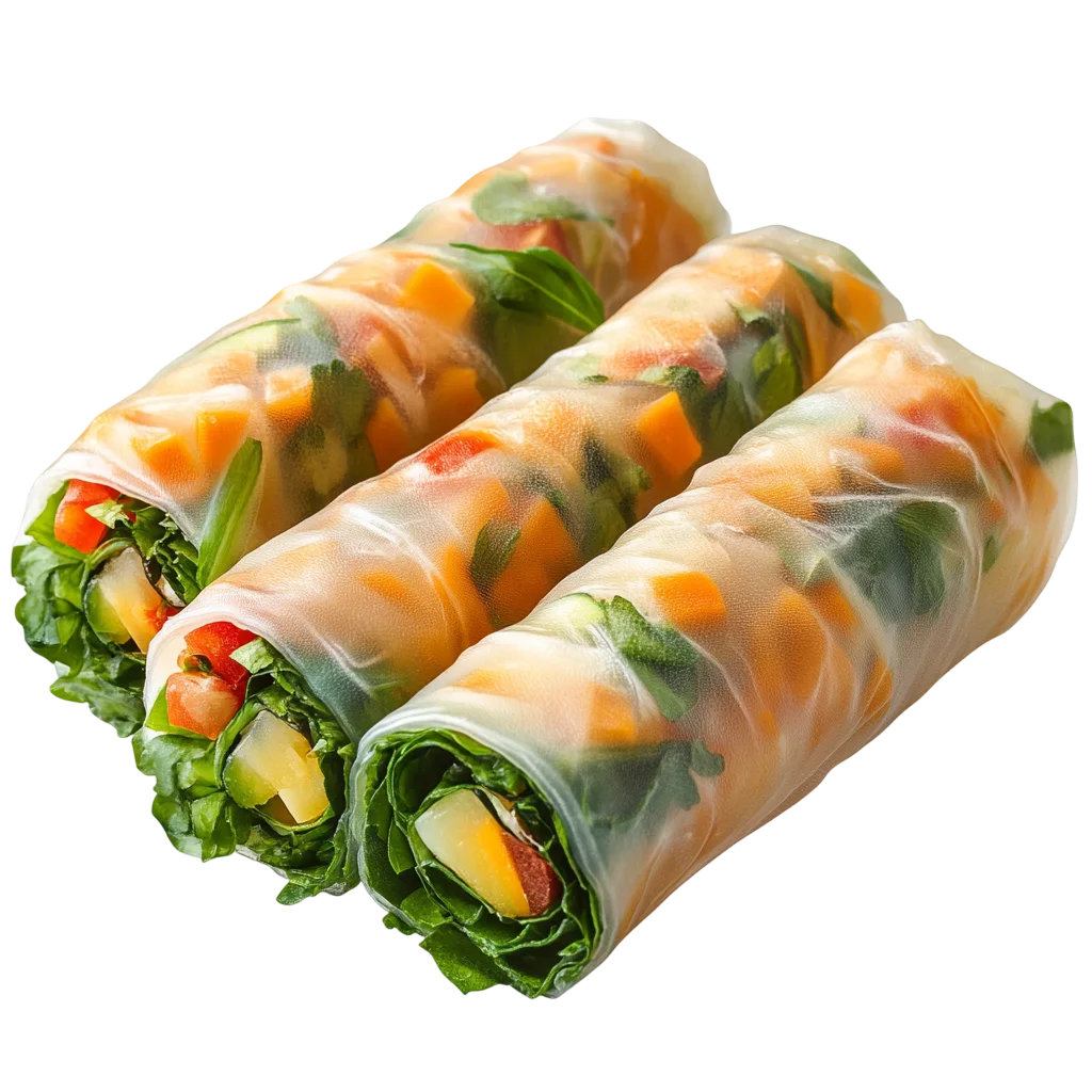 Vietnamese Shrimp Summer Rolls Free PNG Food
