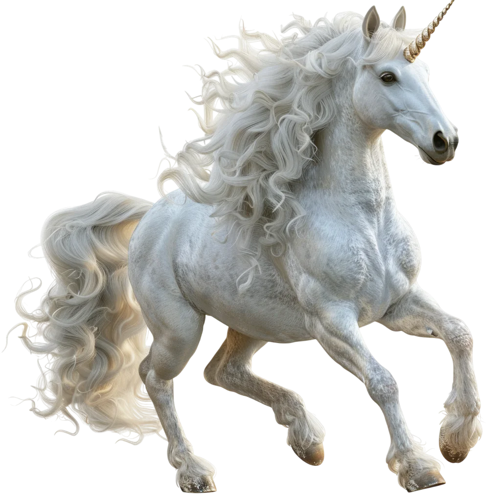 Majestic White Pegasus Horse Flying Free PNG