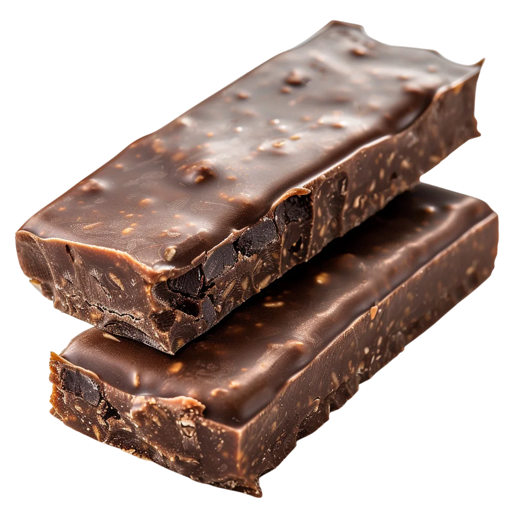 Chocolate Fudge Brownie Protein Bars Stack Free PNG