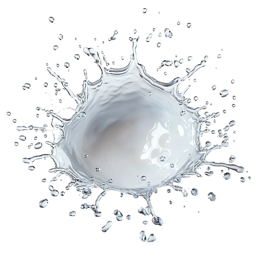 Liquid Splash Droplet Crown Overhead Free PNG