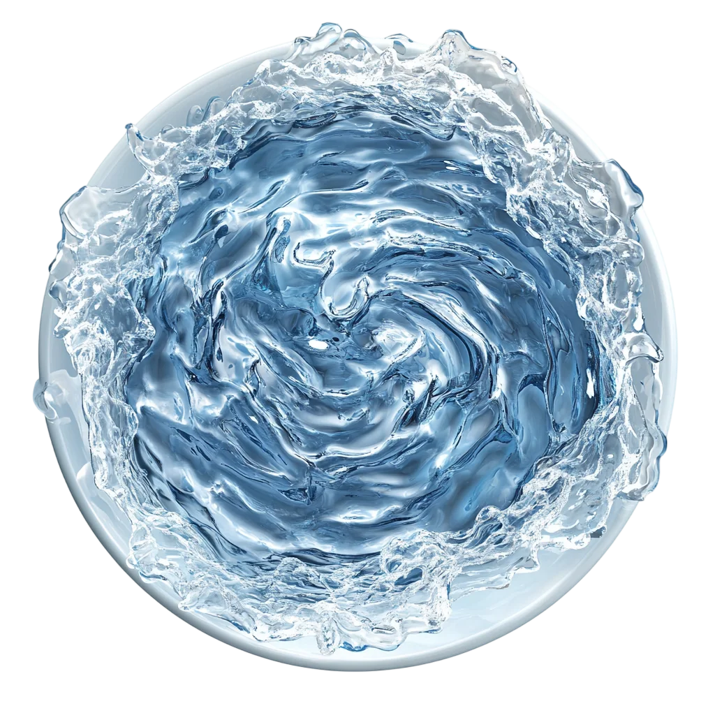 Rippling Blue Water Surface Splash Texture Free PNG