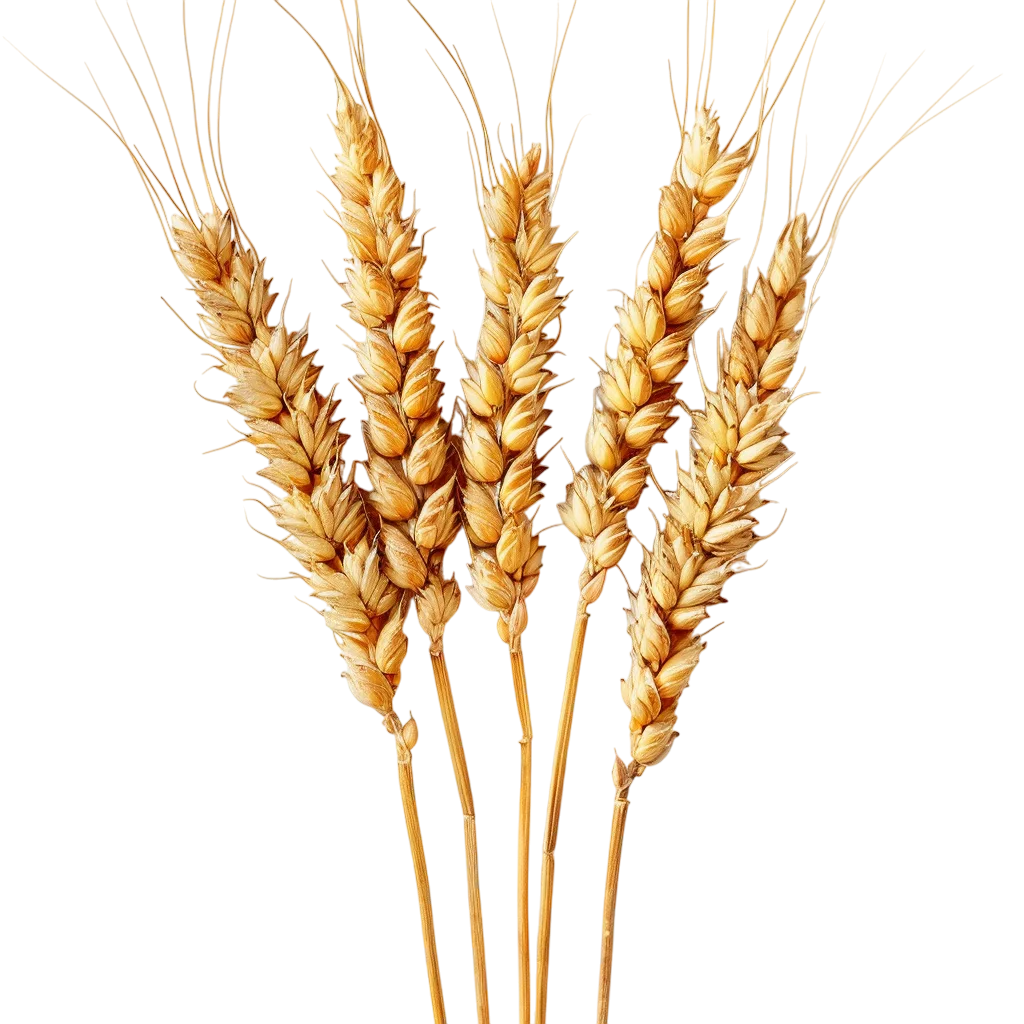 Tall Slender Wheat Stalks Spikes Harvest Free PNG