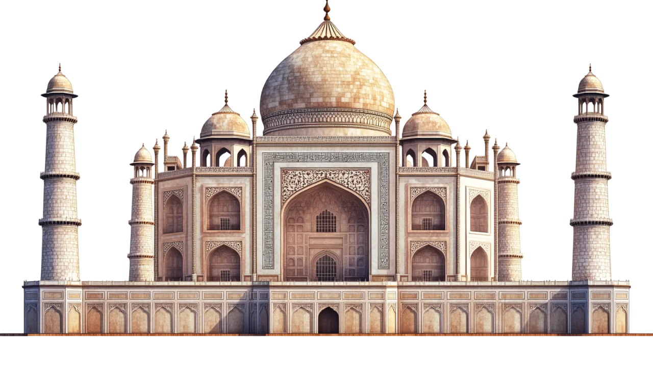 Taj Mahal Marble Building Architecture Free PNG