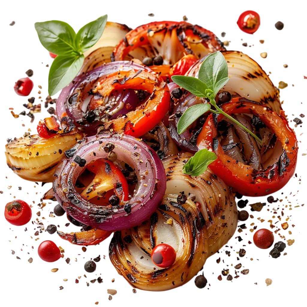 Roasted Fajita Mixed Peppers and Onions Free PNG