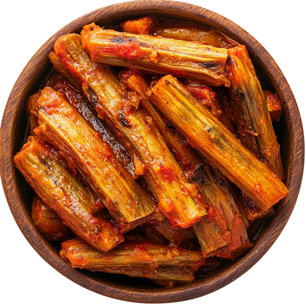 Savory Baked Rigatoni Pasta in Clay Bowl Free PNG