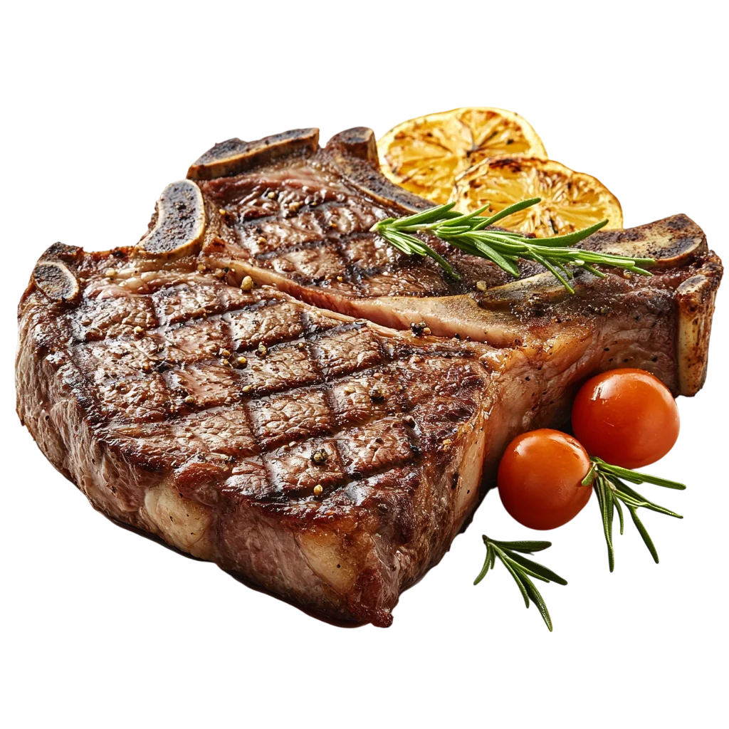 Beef Steak with Garnish Free PNG