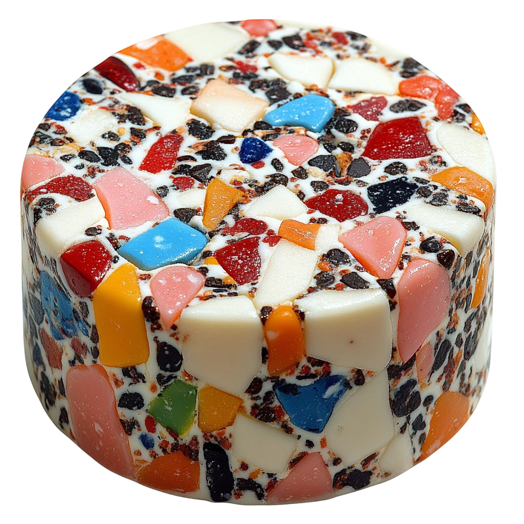 Gourmet Nougat Candy with Candied Fruit Free PNG