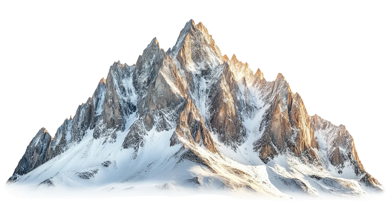 Snowy Mountain Peak Rocky Alpine Ridge Free PNG