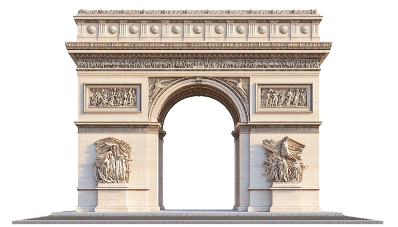 Stone Arch Monument Architectural Entrance Free PNG