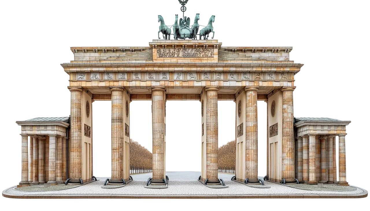 Brandenburg Gate Classical Monument Free PNG