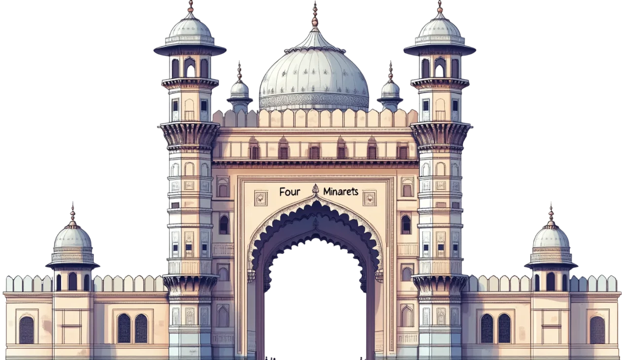 Charminar Monument Historic Architecture Free PNG
