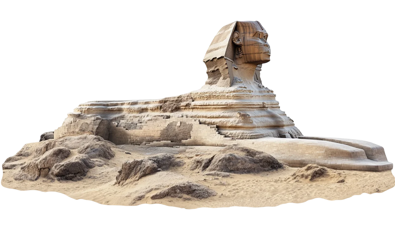 Great Sphinx of Giza Egyptian Landmark Free PNG