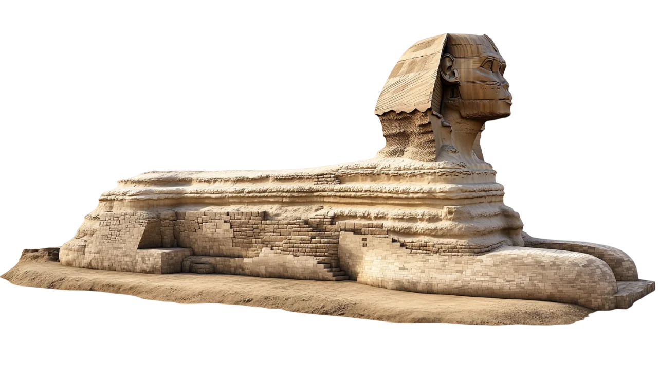 Sphinx Statue Egyptian Heritage Free PNG