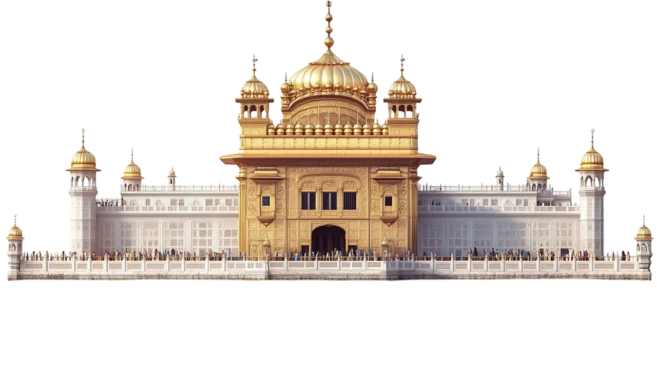 Golden Royal Palace Facade Landmark Free PNG