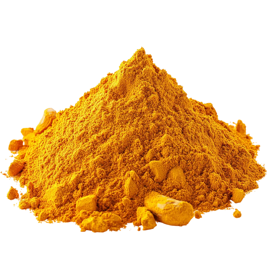 Heap of Pure Ground Turmeric Powder Free PNG