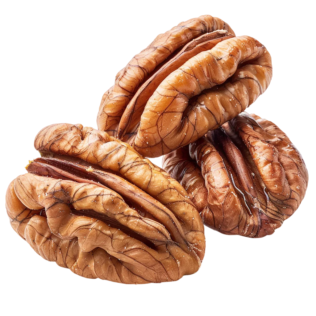 Shelled Whole Pecan Halves Healthy Snack Free PNG
