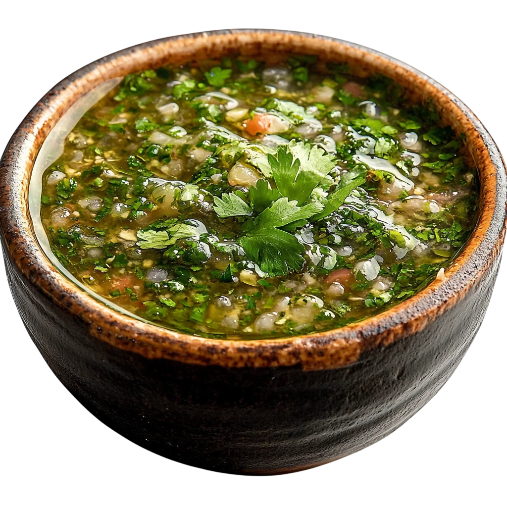 Herbal Green Soup Broth in Clay Bowl Free PNG