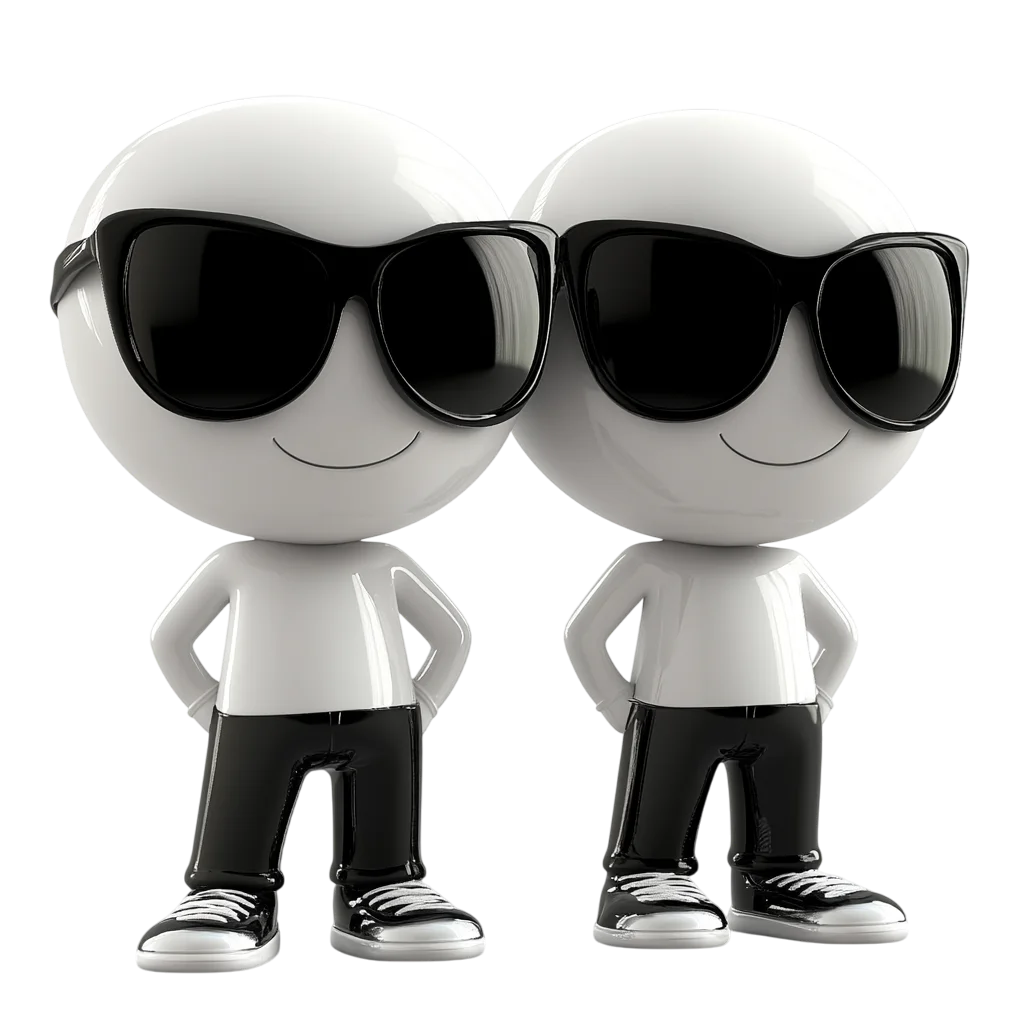 Cool Cartoon Characters Wearing Sunglasses Free PNG