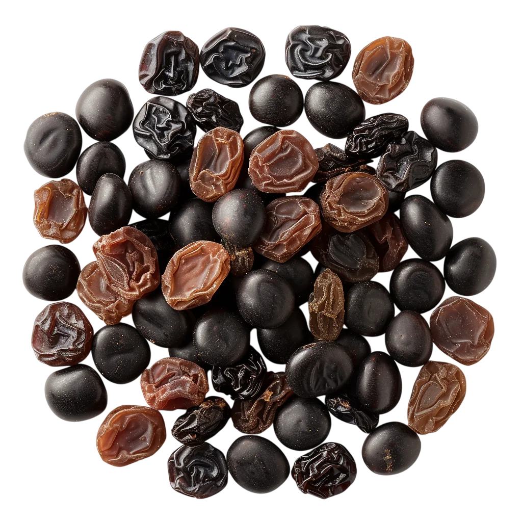 Scattered Dried Black Currants Raisins Free PNG Food