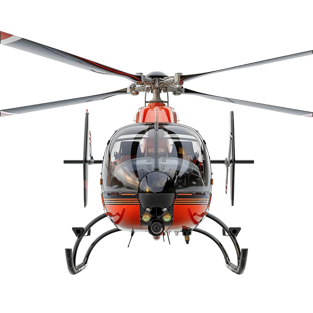 Modern Front View Transport Helicopter Free PNG