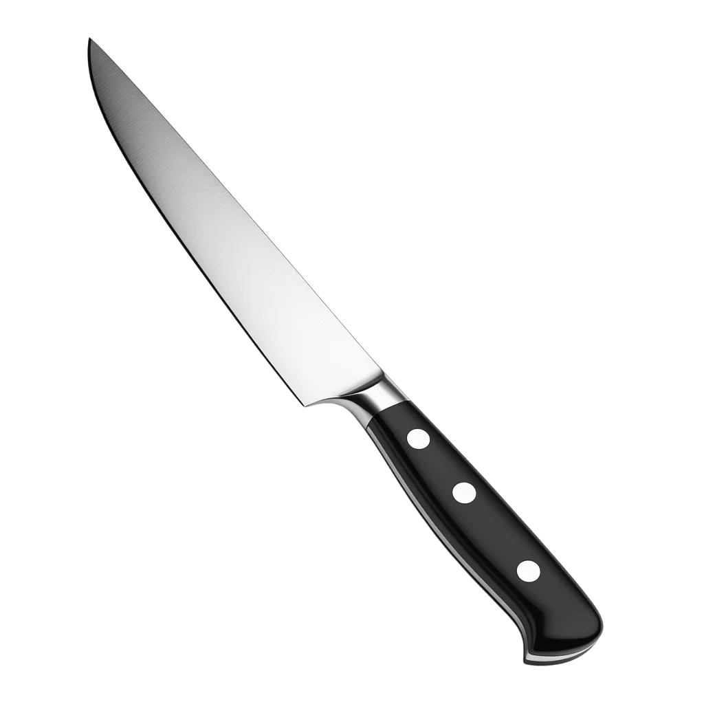 Professional Kitchen Utility Slicing Knife Free PNG
