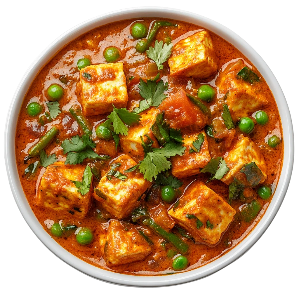Indian Matar Paneer Vegetable Curry Free PNG
