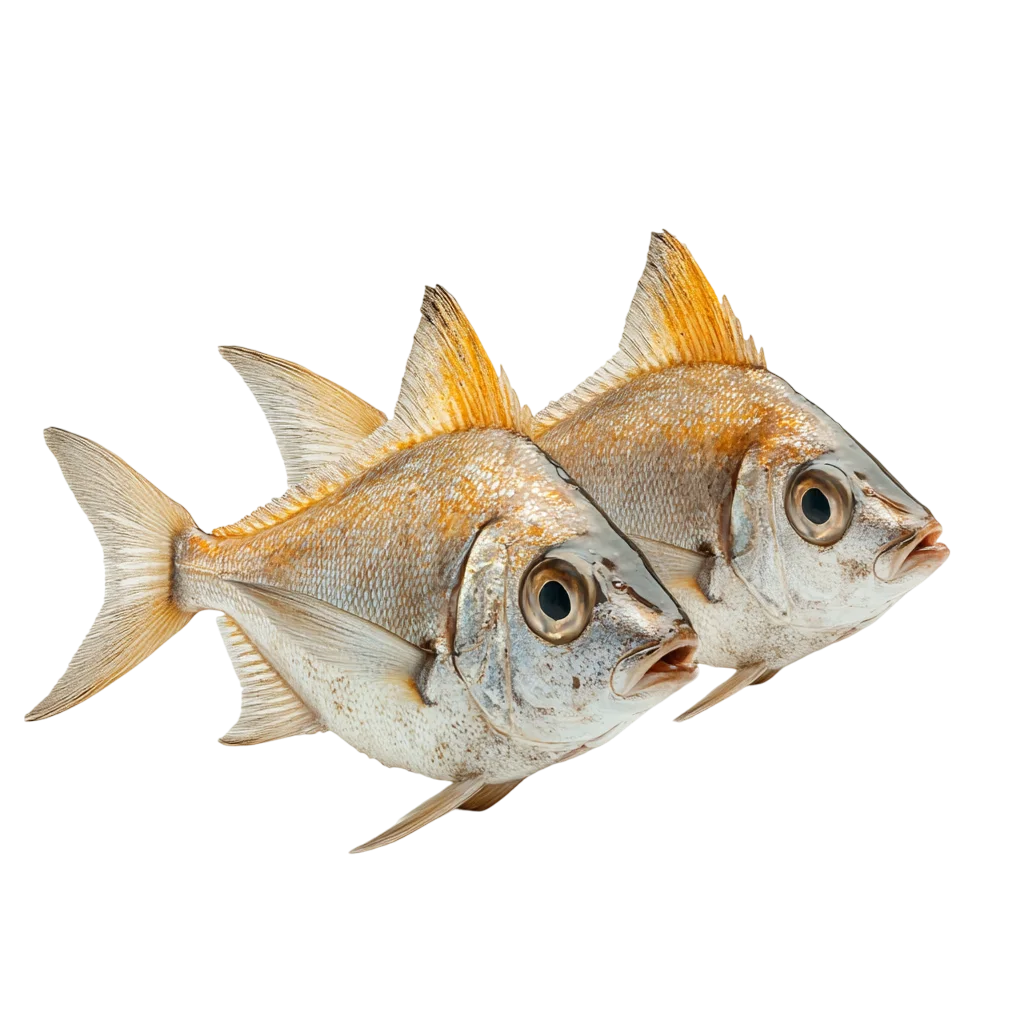 Pair of Silver Coastal Marine Fish Free PNG