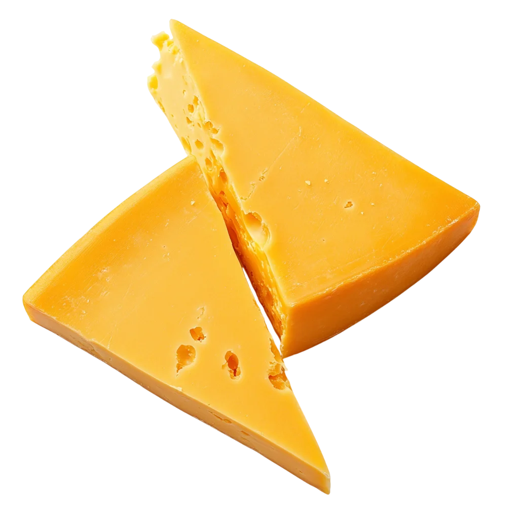 Sharp Cheddar Cheese Triangles Stack Cutout Free PNG