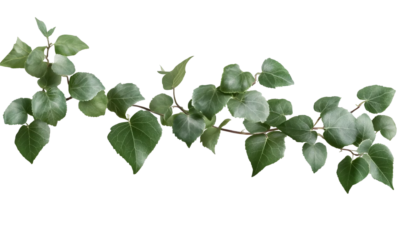 Trailing Green Ivy Foliage Vine Branch Swag Free PNG