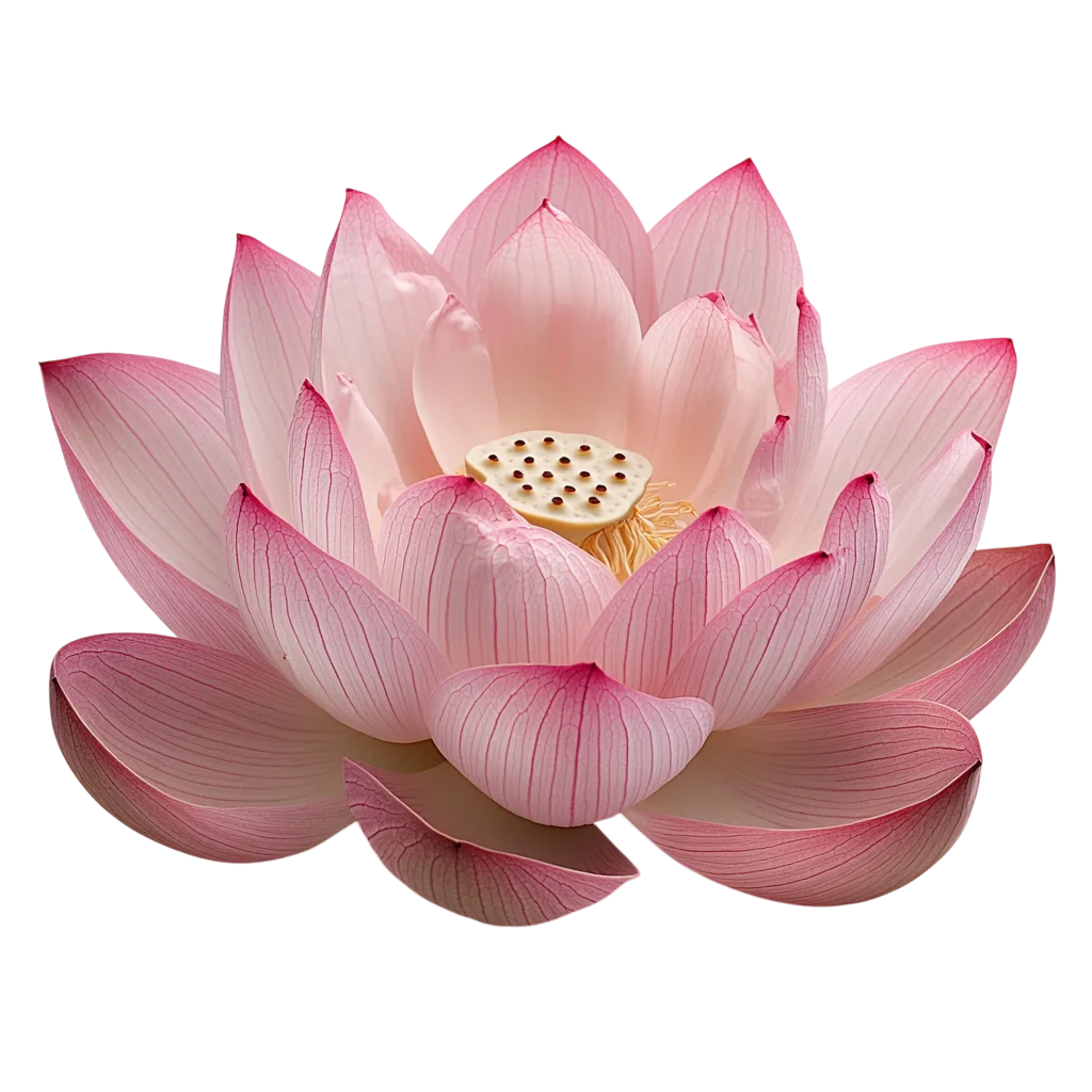Pink Water Lily Lotus Bloom Top View Free PNG