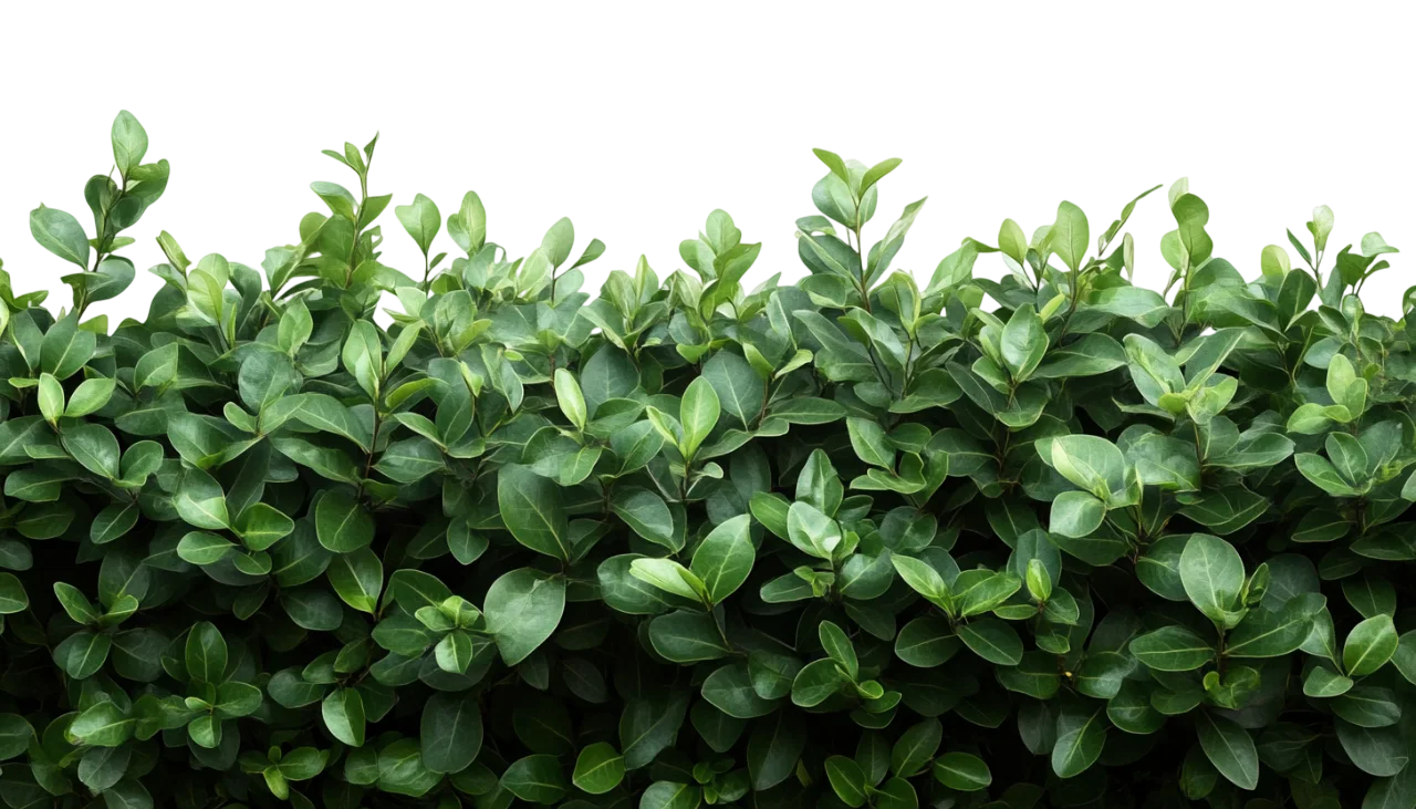 Lush Green Boxwood Shrub Landscape Hedge Free PNG