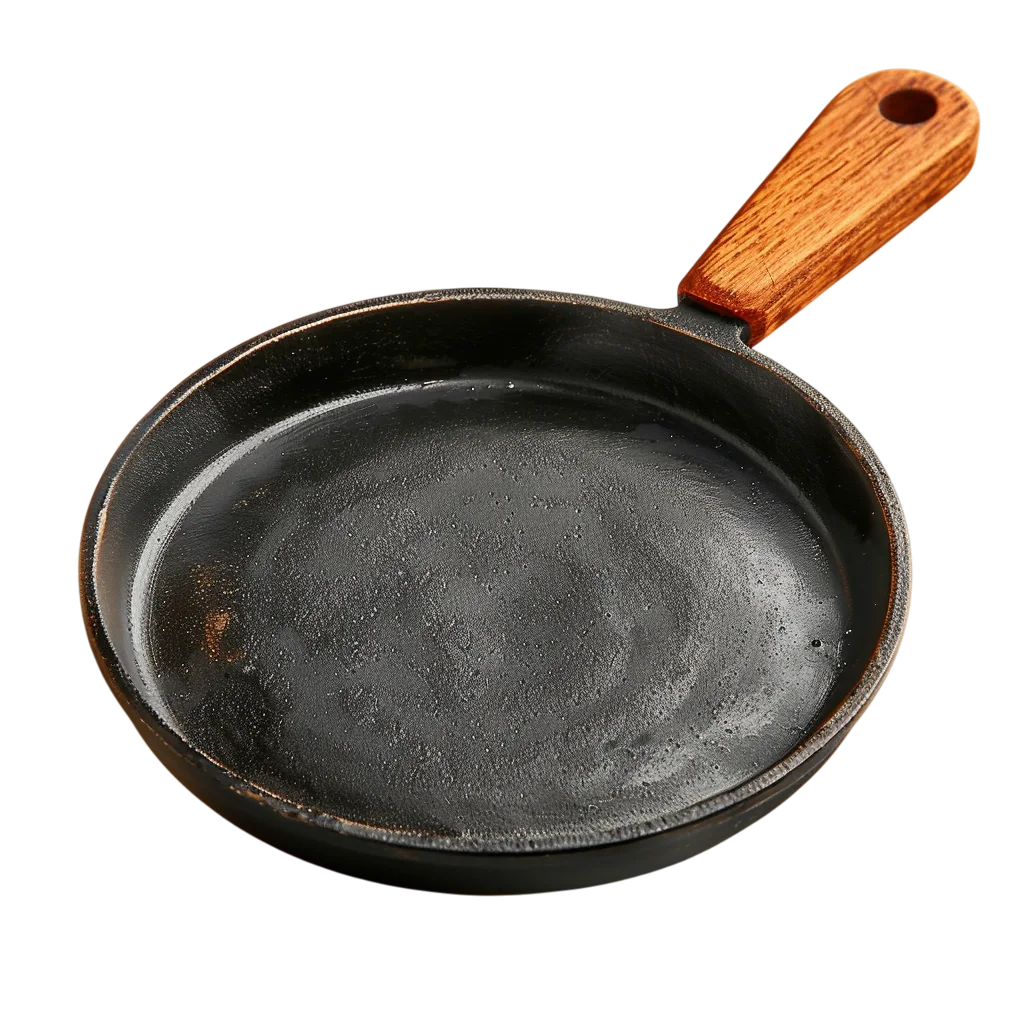 Empty Round Nonstick Frying Pan Free PNG Cookware
