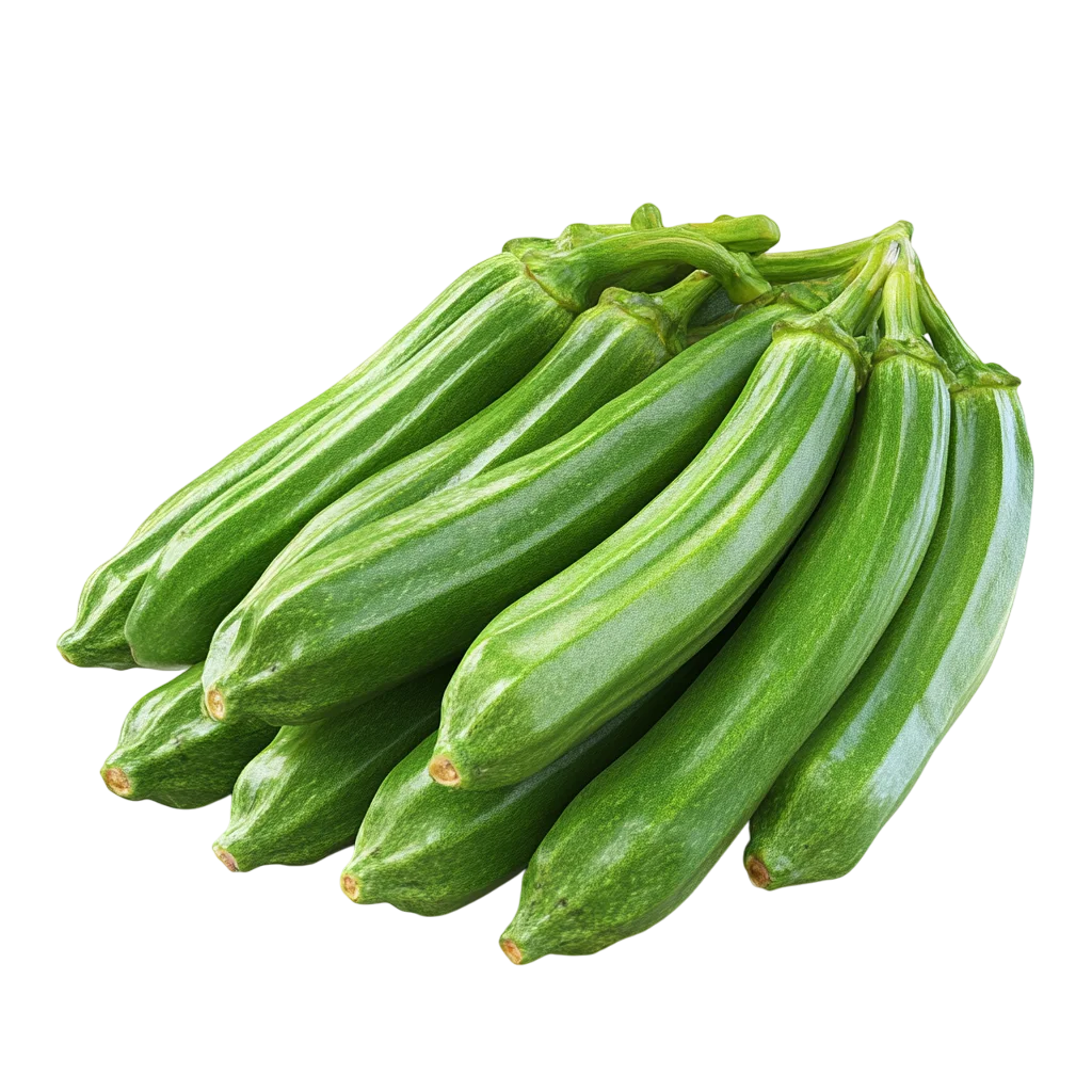 Fresh Green Zucchini Squash Bunch Free PNG Clipart
