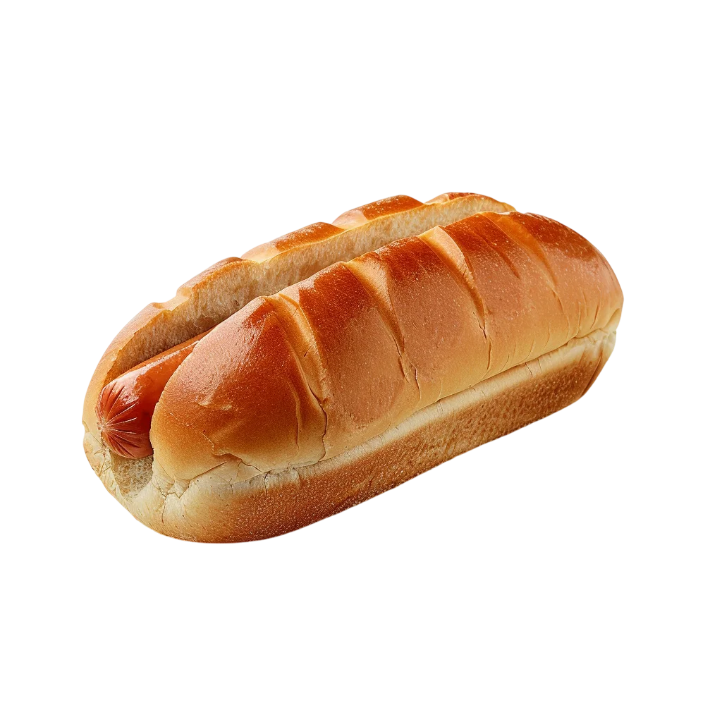 Fresh Baked Sausage Stuffed Roll Bread Free PNG